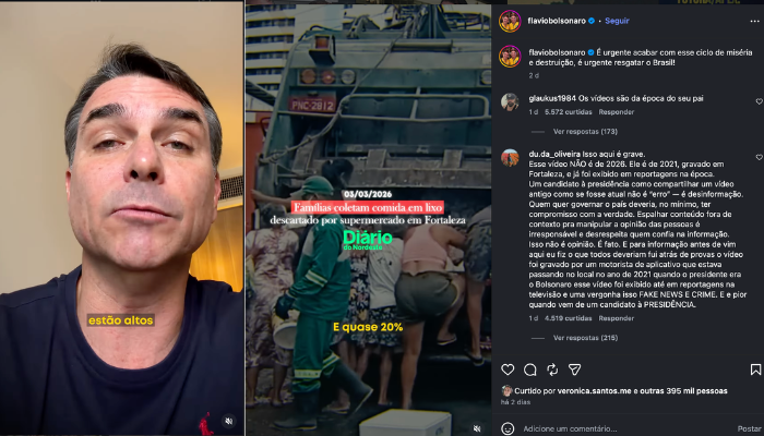 Mas esse é, sem dúvidas, o único meio dos Bolsonaros ganhar votos: mentir, mentir e mentir. É esperado que a máquina de mentira de Flávio Bolsonaro entre em cena a poucos meses da corrida eleitoral.