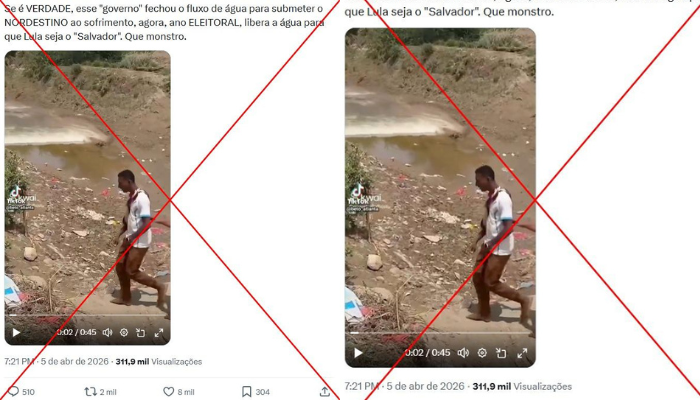 Extrema direita dispara vídeo fake no Nordeste.