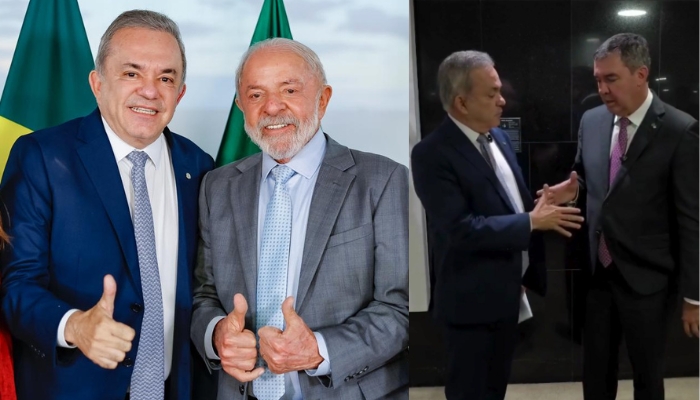 Riedel agradece Lula e Vander por apoio em empréstimo de R$ 1 bilhão para MS. Foto: Reprodução