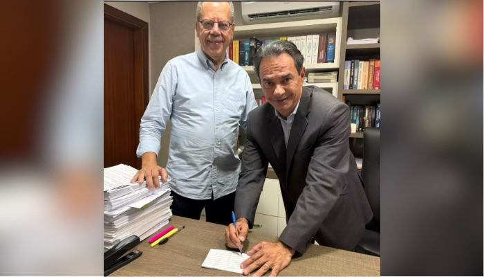 Marquinhos Trad migra ao PV de Marcelo Bluma em Campo Grande (MS). Foto: Reprodução