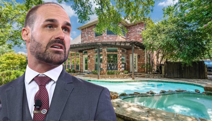 Mansão em que mora Eduardo Bolsonaro nos EUA  Foto: Zillow.com