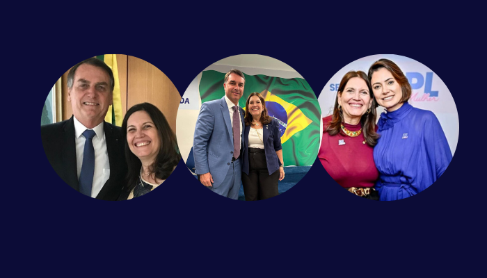 Aliada dos Bolsonaros, deputada Bia Kicis quer 'legalizar o golpe de estado' para as próximas tentativas no Brasil. Fotos: Reproduções