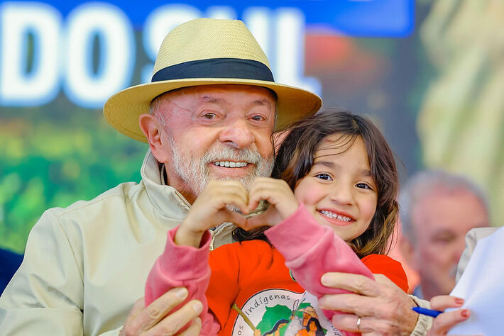 25.06.2026 - Presidente da República, Luiz Inácio Lula da Silva, durante cerimônia de anúncios da Reforma Agrária para o Mato Grosso do Sul, no Distrito de Nova Itamarati, MS-164, km 40, Ponta Porã - MS  Foto: Ricardo Stuckert / PR