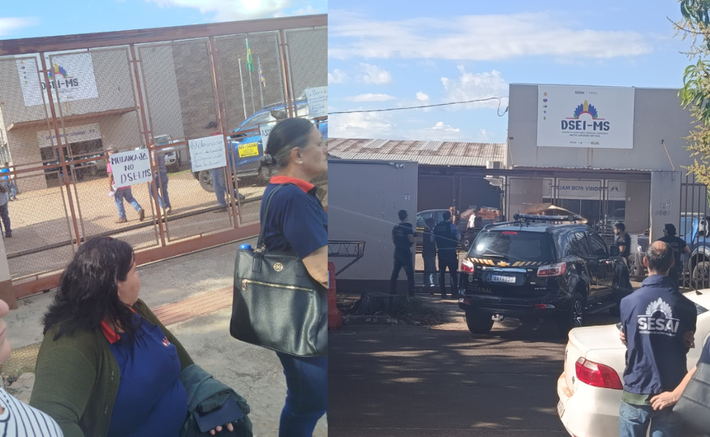 Grupo de indígenas de direita invadem sede do DSEI em Campo Grande. 