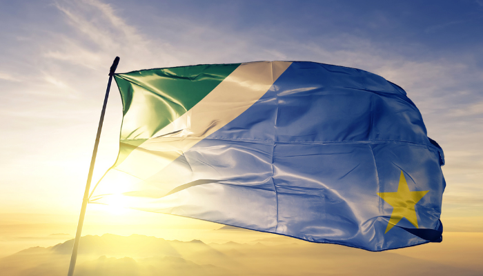 Bandeira do estado de Mato Grosso do Sul.