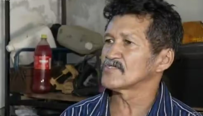 Antônio Pereira do Nascimento ficou conhecido como milionário por um dia. Foto: Reprodução/TV Anhanguera