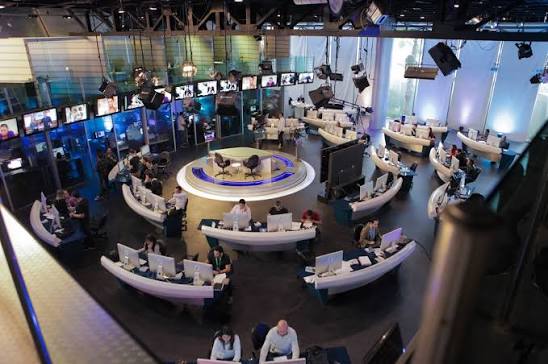 Imagem ilustrativa da redação da RedeTV! em SP. 