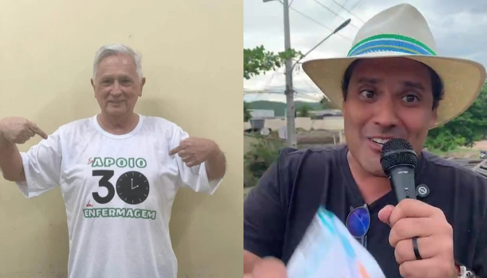 Idoso, que é médico, acabou se machucando durante ato de candidato de extrema direita em Corumbá;