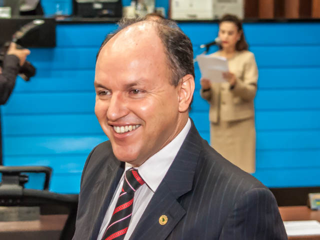  Deputado estadual Junior Mochi (PMDB)<br />Foto: Marcelo Calazans