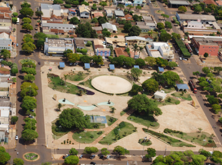  Imagem aérea da cidade de Caarapó<br />Foto: Divulgação