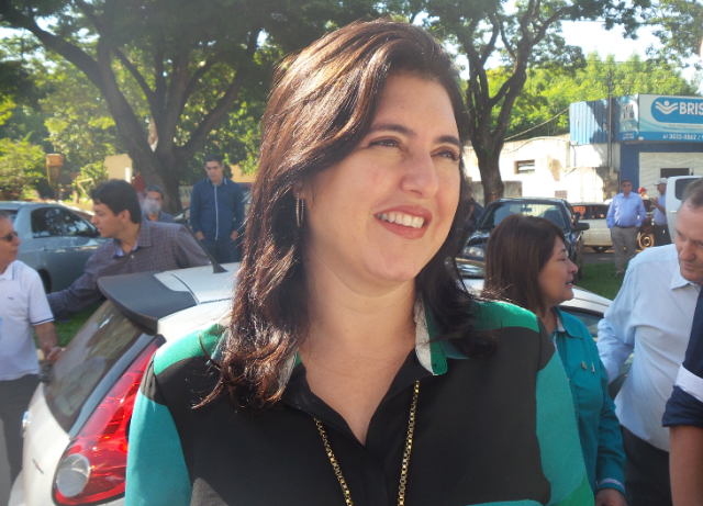  Vice-governadora e pré-candidata ao senado, Simone Tebet<br />Foto: Tayná Biazus