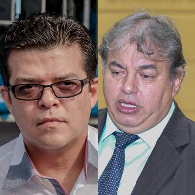  Prefeito de Campo Grande Gilmar Olarte (PP) e vereador Alceu Bueno (PSL)<br />Foto: arquivo