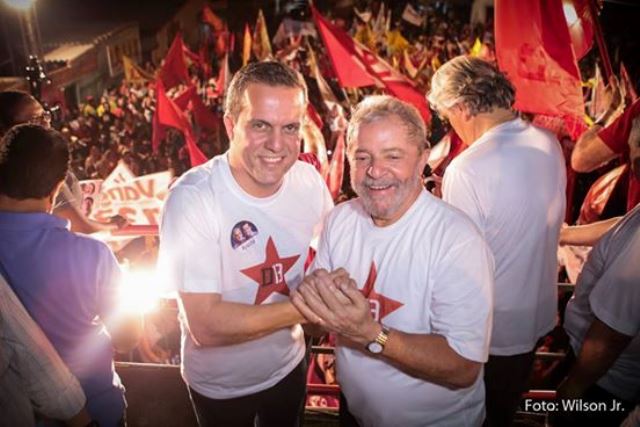 Ricardo Ayache (PT) e o ex-presidente Luis Inácio Lula da Silva<br />Foto: Assessoria