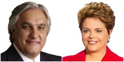  Candidato ao governo do Estado, Delcídio do Amaral (PT) e Dilma Roussef (PT) recebem apoio de professores da UFMS, publicado até na imprensa<br />Foto: Montagem MS Notícias