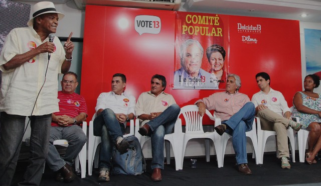  Ator global Antônio Pitanga apóia Delcídio do Amaral para o segundo turno das eleições em Mato Grosso do Sul<br />Foto: Assessoria