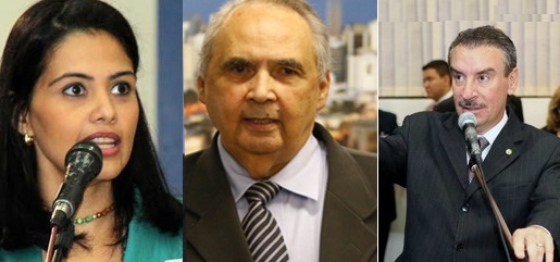  Vereadora e deputada estadual eleita, Grazielle Machado (PR), presidente do PR, deputado estadual Londres Machado (PR) e deputado estadual, Paulo Corrêa (PR)<br />Foto: Reprodução