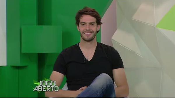  Kaká durante participação no Jogo Aberto<br />Foto: Divulgação