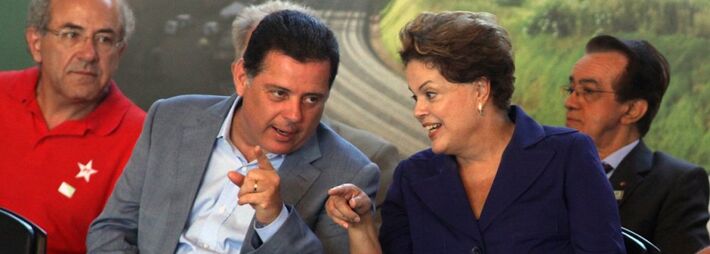  Governador Marconi Perillo (PSDB) e a presidente reeleita Dilma Rousseff (PT)<br />Foto: Divulgação
