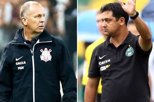  Mano Menezes e Marquinhos Santos duelam<br />Foto: Globo Esporte