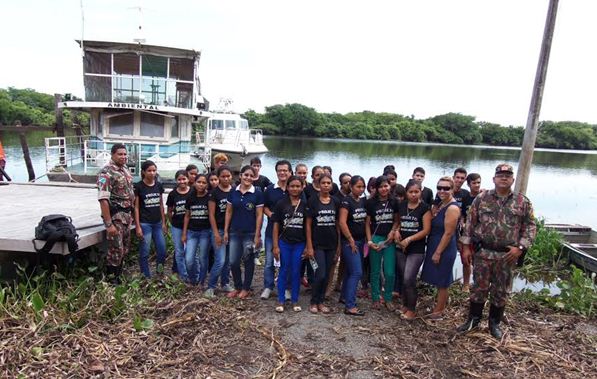  Educação Ambiental com alunos de escola rural de Corumbá<br />Foto: Divulgação PMA
