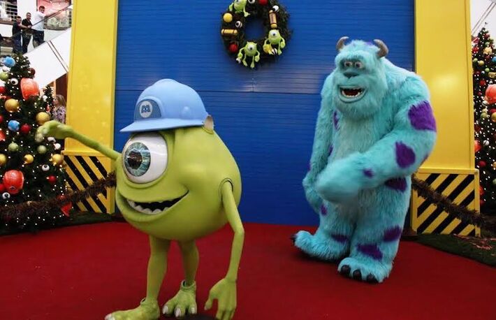 Personagens Mike e Sulley, do filme Monstros S.A<br />Foto: Divulgação