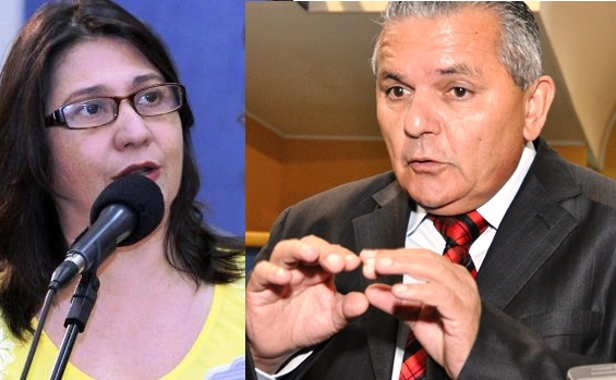  Vereadora Luiza Ribeiro (PPS) e vereador Airton Saraiva (DEM)<br />Foro: Reprodução