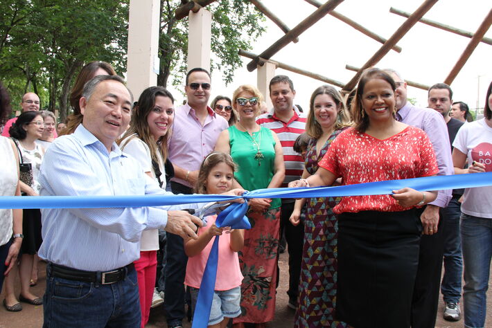  Momento da inauguração do Parque destinado às pessoas com PCD<br />Foto: Divulgação MPE