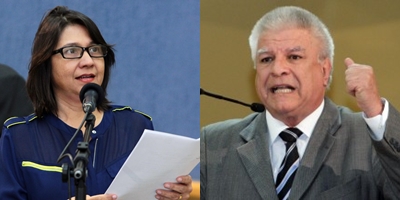 Vereadores Luiza Ribeiro e Edil Albuquerque