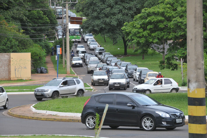 Cruzamento da Avenida Gury Marques com Interlagos deverá receber viaduto/Foto: Gerson oliveira/Correio do Estado