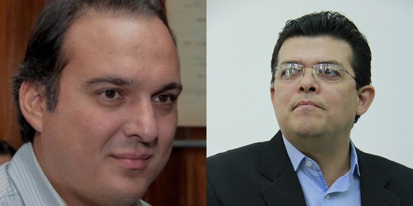 Secretário Rodrigo Pimentel e Prefeito Gilmar Olarte