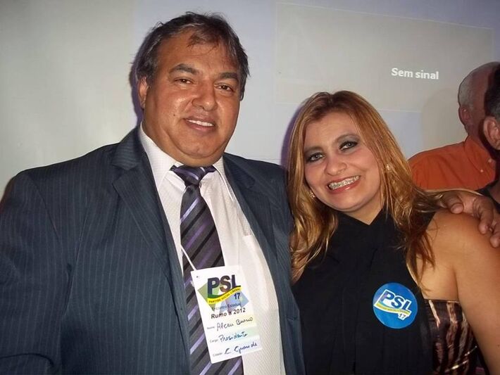 Ex-vereador Alceu Bueno e Anny Cristhina