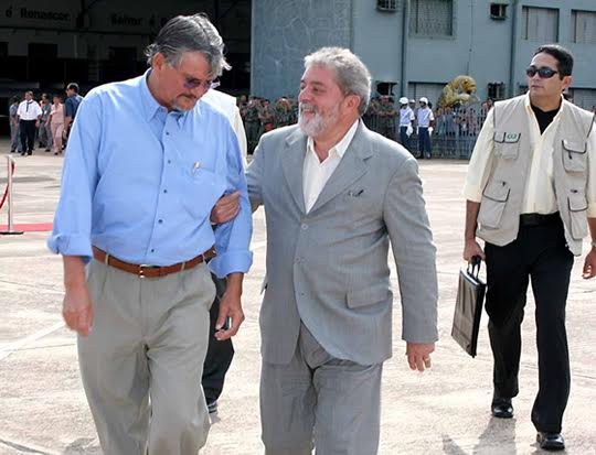 Zeca e Lula além da proximidade pessoal comungam da mesma visão política/Foto:reprodução