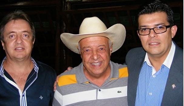 Luiz Pedro, Chapeludo e Gilmar Olarte