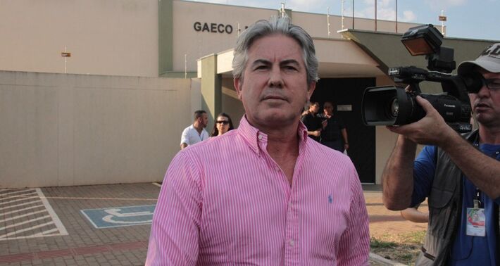 João Baird no dia em que prestou depoimento ao Gaeco/Foto:Victor Chileno