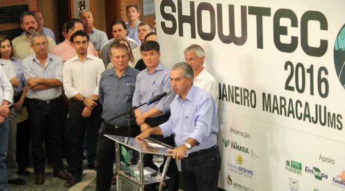 Várias autoridades participaram do lançamento da ShowTec (Foto: Divulgação)