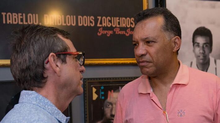 Jornalistas Bosco Martins e Heraldo Pereira