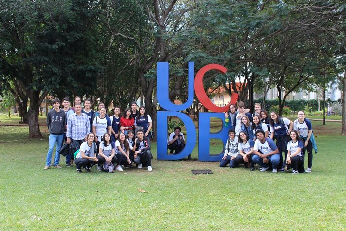 Alunos do colégio Elite Mace