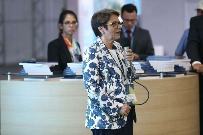 A deputada Tereza Cristina, líder dos ruralistas na Câmara