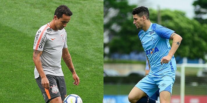 Jadson, pelo Corinthians, e Thiago Neves, pelo Cruzeiro, serão peças importantes na final de hoje