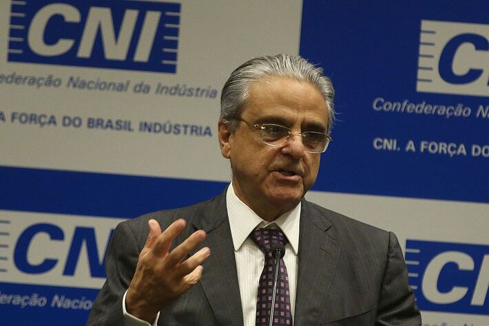 O presidente da Confederação Nacional da Indústria (CNI), Robson Andrade