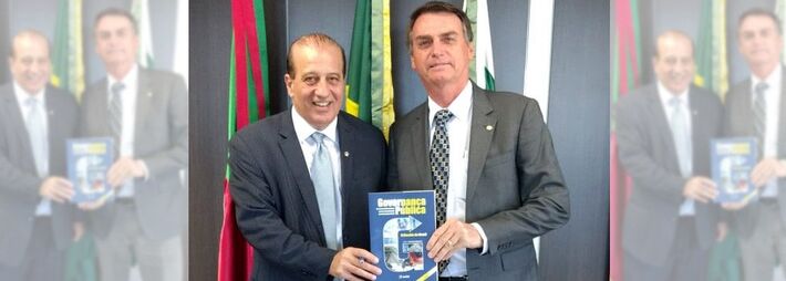 Ministro do TCU Augusto Nardes e Presidente Jair Bolsonaro