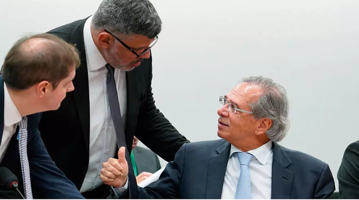 Alexandre Frota e Paulo Guedes