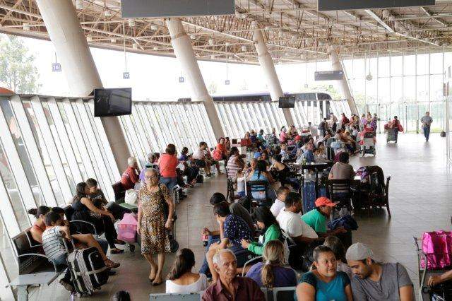 Entre hoje e amanhã sete mil pessoas devem embarcar no Terminal Rodoviário da Capital