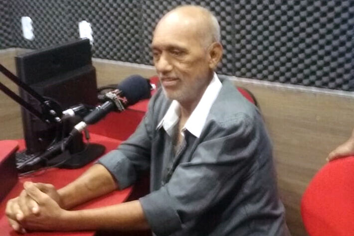 O radialista sul-mato-grossense e narrador esportivo, Lourival Pereira,
