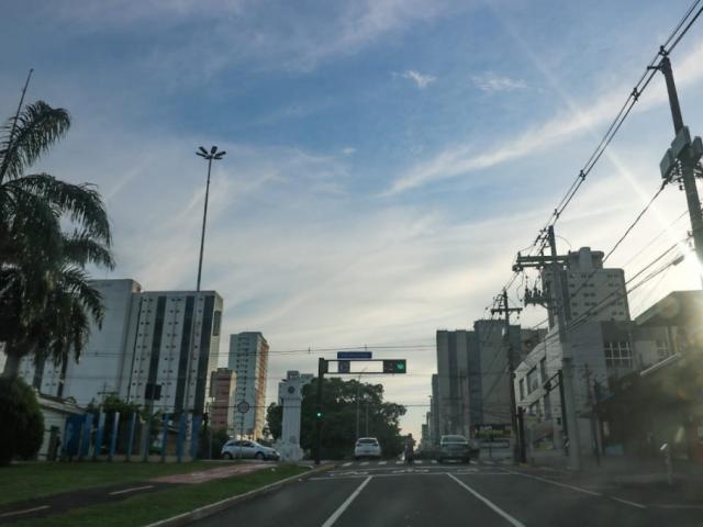 Avenida Afonso Pena, no centro de Campo Grande.