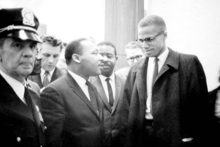 Martin Luther King e Malcolm X