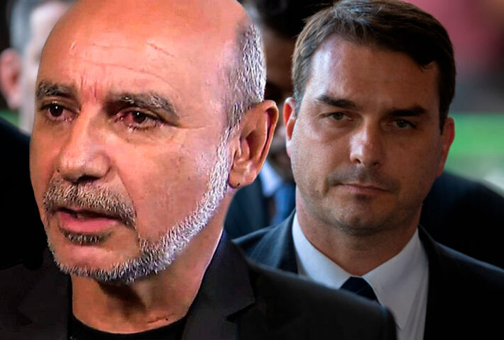 Queiroz e Flávio Bolsonaro