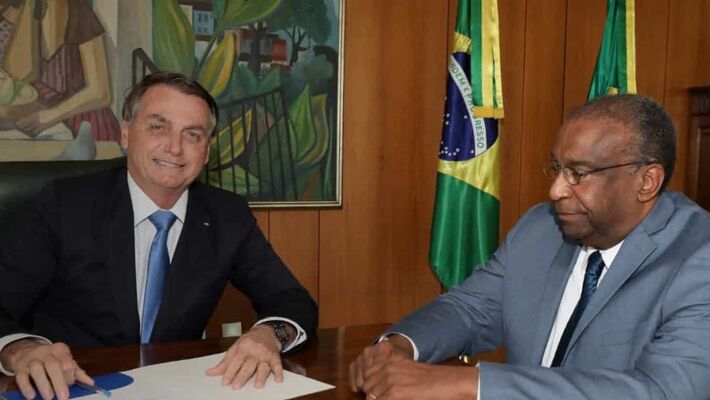 O presidente Jair Bolsonaro e o demissionado ministro Educação