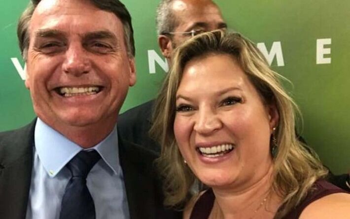 Joice Hasselmann e Jair Bolsonaro