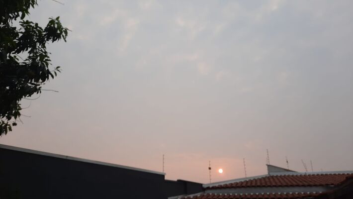 Céu de Campo Grande nesta manhã de 6ª-feira (18.set)